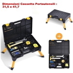 SGABELLO STEPBOX MULTIFUNZIONE CON VASCHETTA PORTAUTENSILI